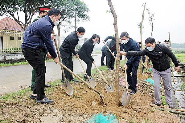 Nghệ An: Phát động “Tết trồng cây” Xuân Nhâm Dần tại Khu lưu niệm Tổng Bí thư Lê Hồng Phong