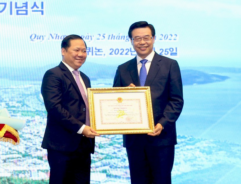 TP.Quy Nhơn và quận Yongsan (TP.Seoul, Hàn Quốc) kỷ niệm 26 năm hợp tác hữu nghị