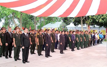 103 hài cốt liệt sĩ hy sinh tại Lào được an táng trang trọng tại Nghĩa trang Liệt sĩ huyện Nghi Lộc