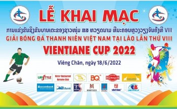 ngay 186 khai mac giai bong da thanh nien viet nam tai lao