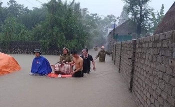 Hoàn lưu bão số 6 gây thiệt hại nặng tại Nghệ An