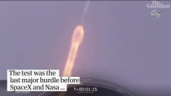 Video: Tàu vũ trụ thoát hiểm khó tin khi tên lửa Falcon 9 nổ tung trên trời