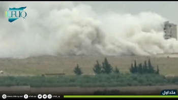 video khoanh khac nga doi bom danh sap trung tam dau nao cua phien quan syria