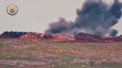 Video: Khó tin T-90 của Syria trúng tên lửa chống tăng vẫn di chuyển về căn cứ