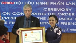 Video: Hội Hữu nghị Phần Lan-Việt Nam nhận Huân chương Hữu nghị của Việt Nam