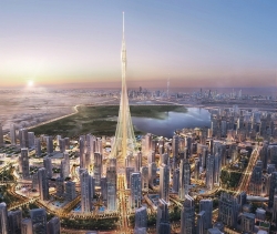 Vẻ đẹp mê hồn của toà tháp hình hoa ly cao hơn 1,3km ở Dubai