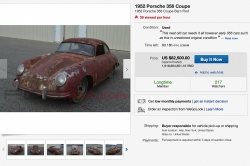 Như sắt vụn, Porsche 356 Coupe cũ nát vẫn được rao bán với giá ngất ngưởng