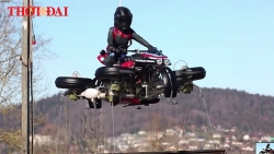 Video: Cận cảnh chiếc siêu motor có thể chạy và bay trên đường