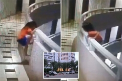 Video: Bố họp lớp, để con gái rơi từ tầng 11 khách sạn thoát chết thần kỳ