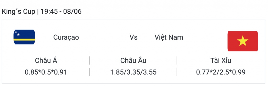 link xem online truc tiep viet nam vs curacao chung ket kings cup 2019