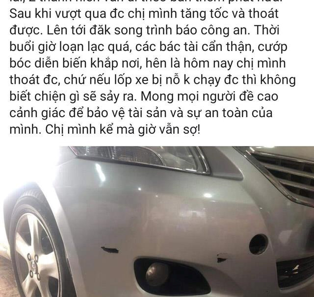 thuc hu nu tai xe bi cuop ban 2 phat sung tren duong ho chi minh