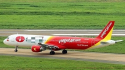 Máy bay Vietjet Air đi nhầm đường lăn đang bảo dưỡng ở Tân Sơn Nhất