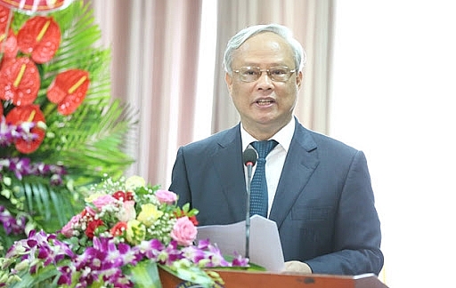 Chủ tịch Ủy ban Hòa bình Việt Nam Uông Chu Lưu. (Ảnh: TV)