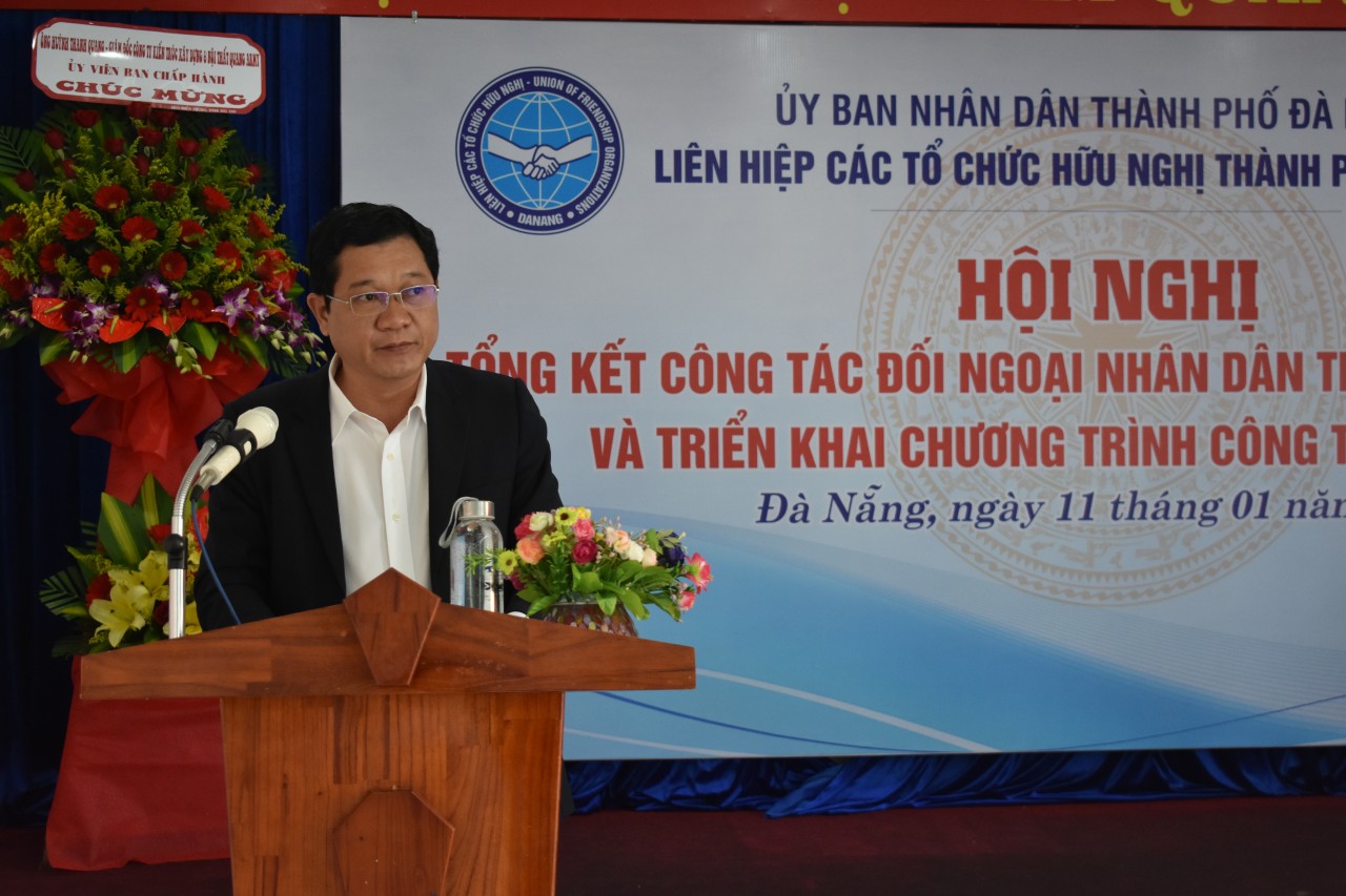 Phó Chủ tịch UBND thành phố Trần Phước Sơn phát biểu chỉ đạo Hội nghị.