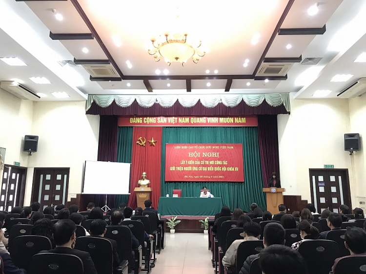 Liên hiệp các tổ chức hữu nghị Việt Nam giới thiệu người ứng cử đại biểu Quốc hội khóa XV