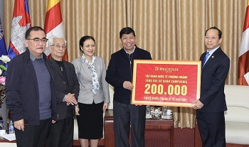 Hội Hữu nghị Campuchia – Việt Nam cảm ơn nhân dân Việt Nam tặng vật tư y tế chống dịch COVID-19 Hội Hữu nghị Campuchia – Việt Nam cảm ơn nhân dân Việt Nam tặng vật tư y tế chống dịch COVID-19