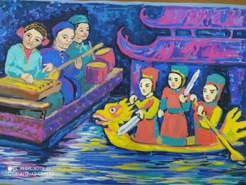 Phát động cuộc thi vẽ tranh thiếu nhi quốc tế “Em vẽ Việt Nam - Em vẽ nước Nga” lần thứ VI