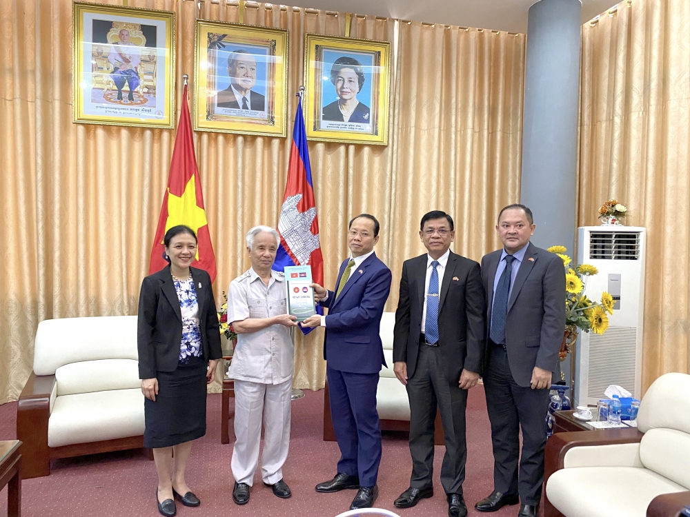 VUFO, Hội hữu nghị Việt Nam - Campuchia chúc Tết cổ truyền Chol Chnam Thmay Campuchia