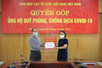 Liên hiệp các tổ chức hữu nghị Việt Nam phát động quyên góp, ủng hộ Quỹ vắc-xin phòng COVID-19
