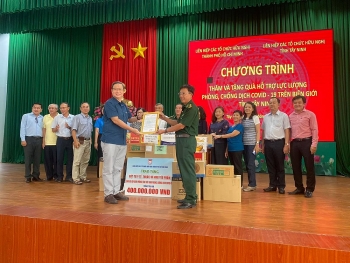 HUFO hỗ trợ vật tư y tế cho các chiến sĩ Bộ đội Biên phòng tỉnh Tây Ninh