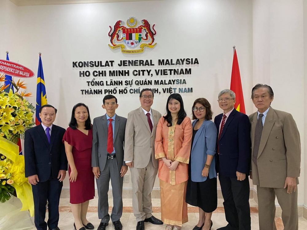 Lãnh đạo HUFO chúc mừng 63 năm ngày Quốc Khánh Malaysia