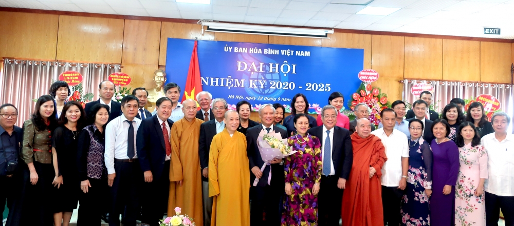 Đại hội Ủy ban Hòa bình Việt Nam nhiệm kỳ 2020 - 2025: Ông Uông Chu Lưu tái đắc cử Chủ tịch