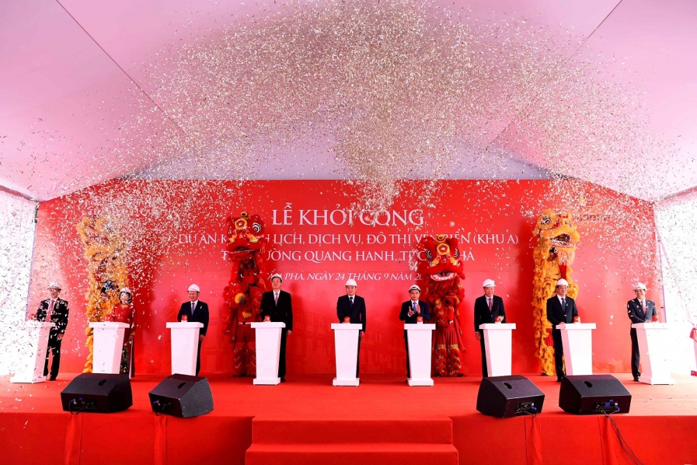 Vingroup khởi công khu du lịch, dịch vụ, đô thị ven biển Quang Hanh