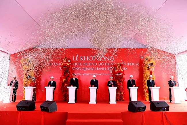 Vingroup khởi công khu du lịch, dịch vụ, đô thị ven biển Quang Hanh
