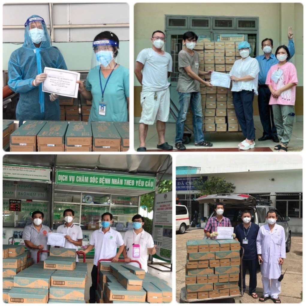 Cộng đồng người Việt tại New Zealand trao tặng 80.000 hộp sữa cho 26 bệnh viện tại TP.HCM