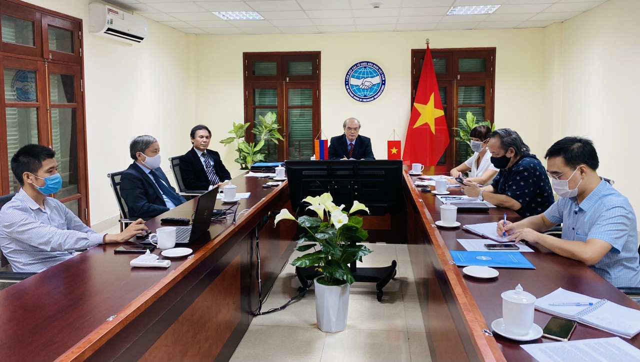 Hội Hữu nghị Việt Nam – Ác-mê-ni-a: trao đổi thông tin quan hệ hữu nghị truyền thống, hợp tác giữa nhân dân hai nước