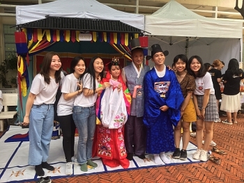 gioi tre hao hung tham gia giao luu van hoa tai le hoi chu han hangeul festival 2020