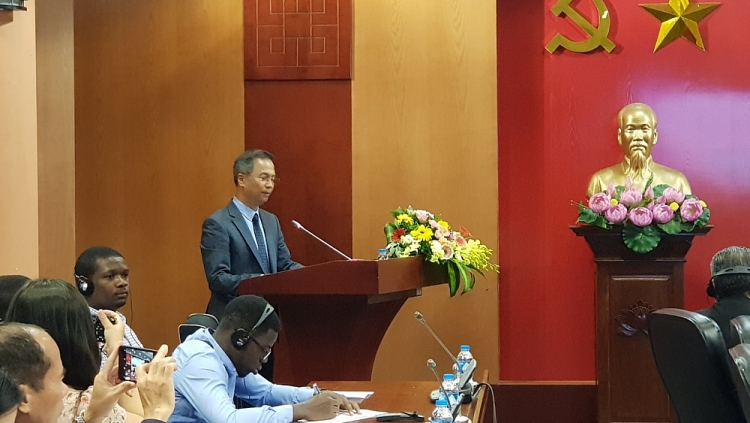 TS. Đặng Xuân Thanh, Phó Chủ tịch Viện Hàn lâm phát biểu tại Hội thảo.