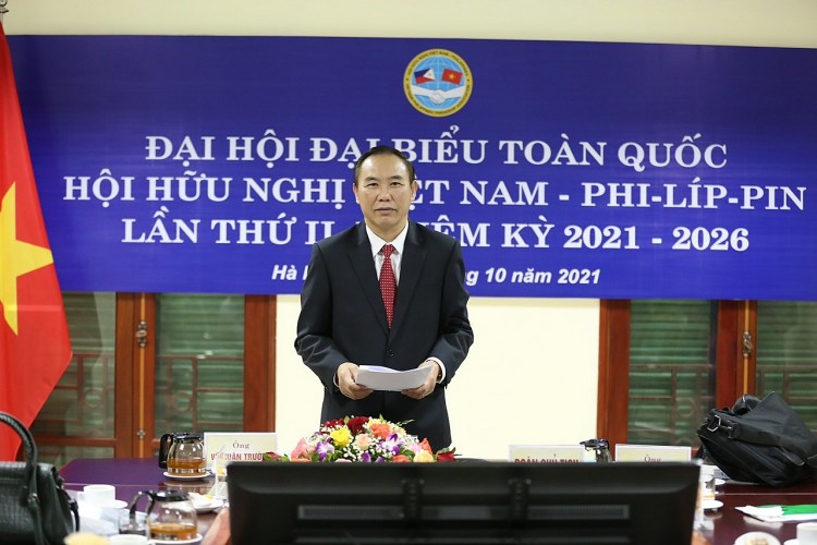 Thứ trưởng Phùng Đức Tiến được bầu làm Chủ tịch Hội Hữu nghị Việt Nam-Philippines nhiệm kỳ 2021-2026