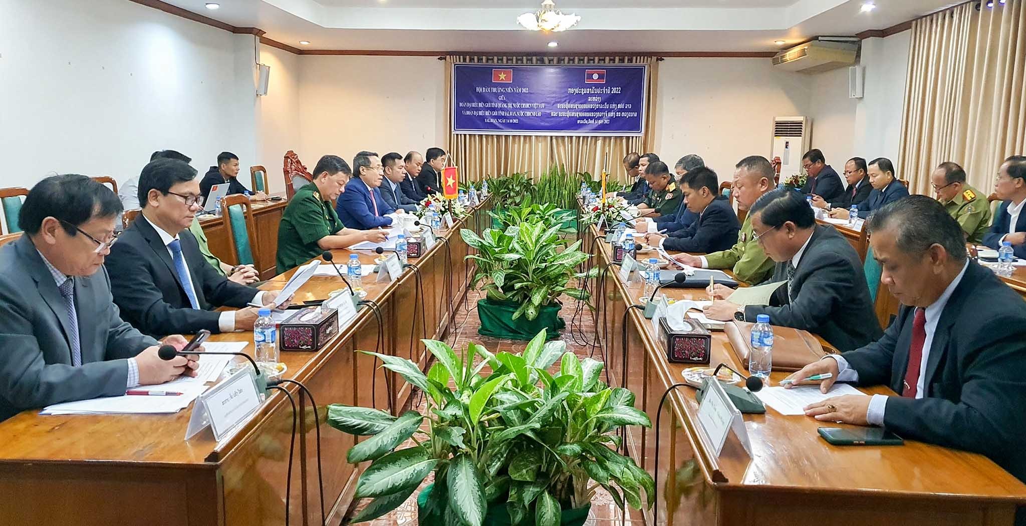 Thúc đẩy quan hệ hợp tác biên giới giữa địa phương Việt Nam-Lào