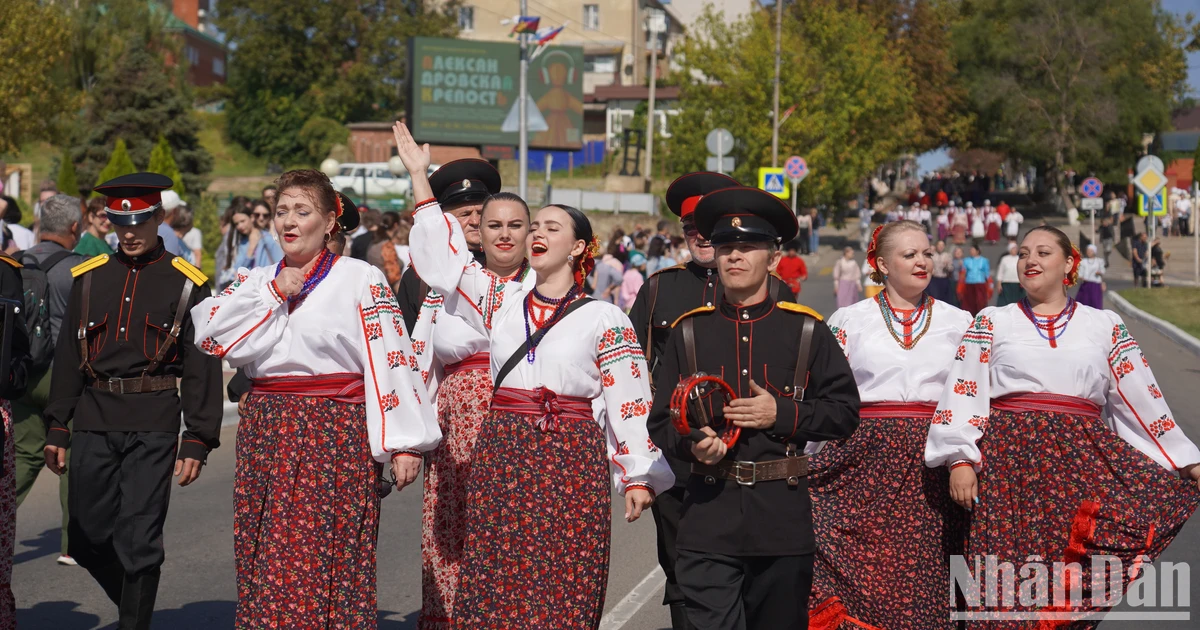 [Ảnh] Độc đáo lễ hội văn hóa Kozak tại vùng Krasnodar, Liên bang Nga