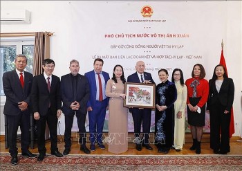 Phó Chủ tịch nước Võ Thị Ánh Xuân gặp đại diện cộng đồng người Việt tại Hy Lạp