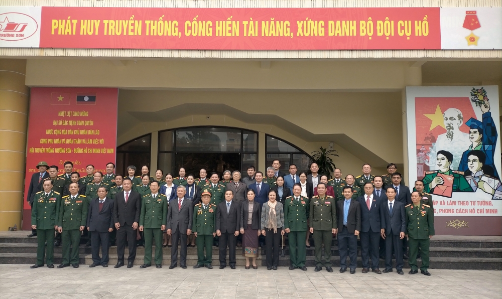 "Hội Truyền thống Trường Sơn - đường Hồ Chí Minh góp phần quan trọng trong việc vun đắp tình hữu nghị Việt-Lào"