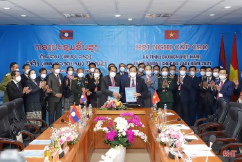 Hà Tĩnh và Bolikhamsai, Khammouane (Lào) thúc đẩy hợp tác chống dịch và phát triển kinh tế