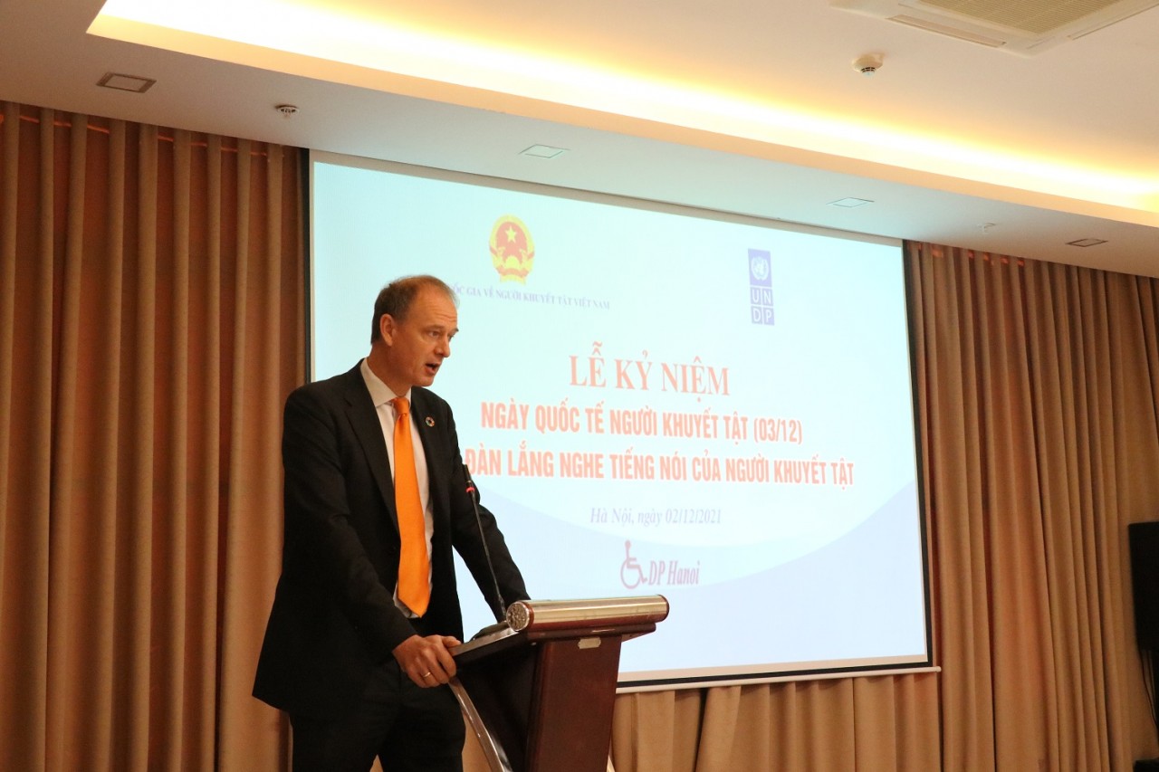 ông Patrick Haverman, Phó đại diện thường trú Chương trình Phát triển Liên Hợp Quốc (UNDP) Việt Nam.