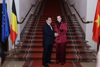 Thủ tướng Phạm Minh Chính hội kiến Chủ tịch Thượng viện Bỉ