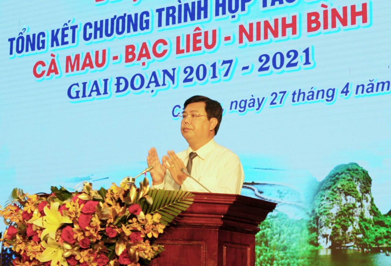 Cà Mau - Bạc Liêu - Ninh Bình ký kết hợp tác toàn diện giai đoạn 2022 - 2025