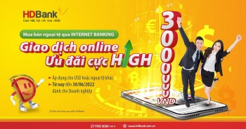 Tặng đến 13 triệu đồng khi giao dịch ngoại tệ online cùng HDBank Tặng đến 13 triệu đồng khi giao dịch ngoại tệ online cùng HDBank