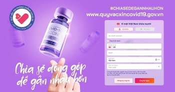 Chung tay góp quỹ vaccine Covid-19 dễ dàng qua website vì một Việt Nam khỏe mạnh