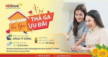 Kinh doanh tại gia, thả ga ưu đãi cùng HDBank