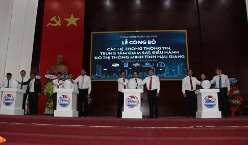 Hậu Giang: Công bố Hệ thống thông tin, Trung tâm giám sát, điều hành đô thị thông minh hau giang cong bo he thong thong tin trung tam giam sat dieu hanh do thi thong minh
