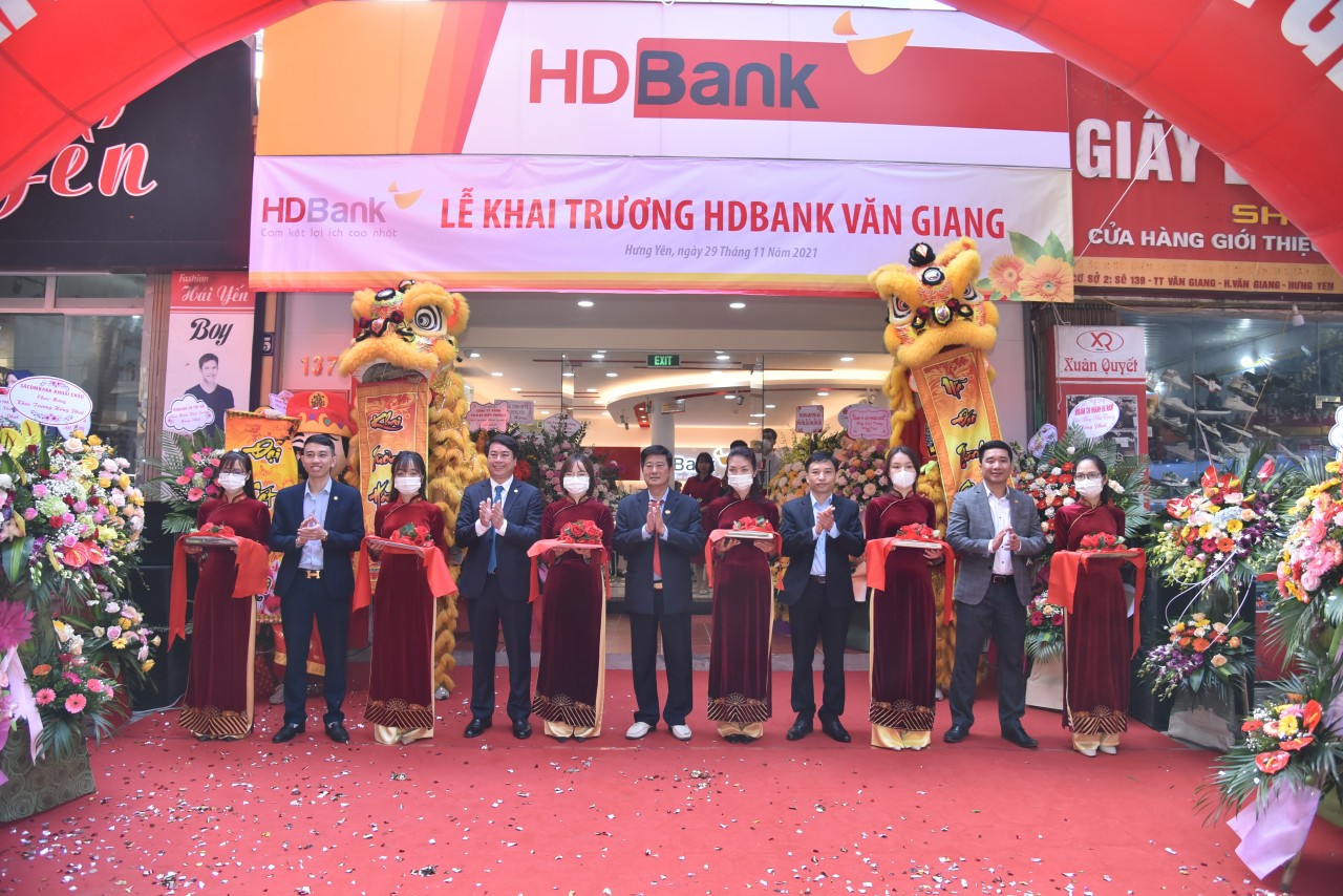 HDBank mở rộng thêm 3 điểm giao dịch mới tại Hưng Yên và Quảng Nam