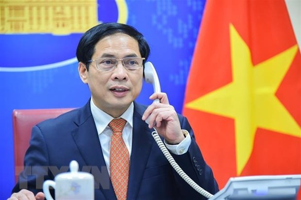 Bộ trưởng Bộ Ngoại giao Bùi Thanh Sơn. Ảnh: TTXVN