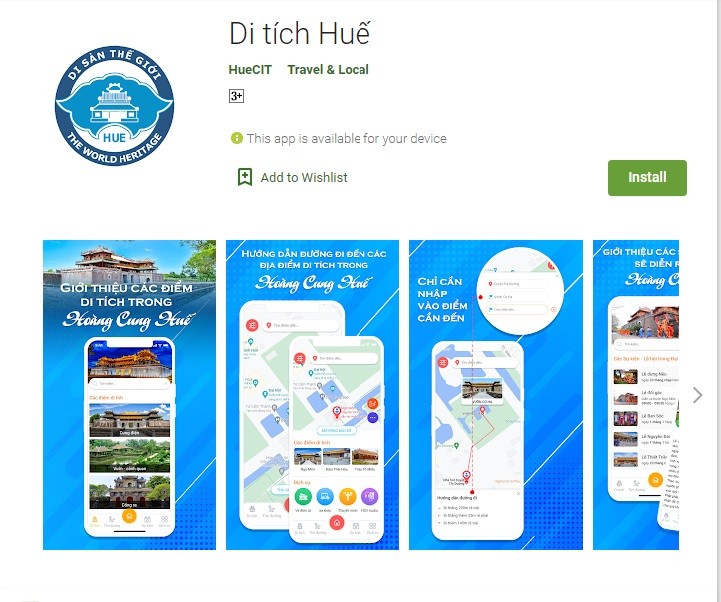 Ra mắt app chỉ đường tham quan Di tích Huế