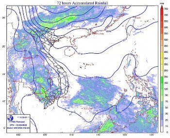 Áp thấp trên Biển Đông có khả năng mạnh thêm dịp nghỉ lễ 30/4-1/5