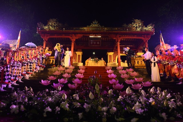 Buổi lễ được tổ chức tại Nghinh Lương Đình. Ảnh: GHPGVN tỉnh Thừa Thiên Huế